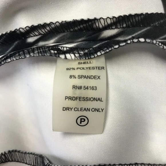 Calvin Klein Multicolor Abstract Print Sleeveless Sheath Dress - Size 10 - Picture 5 of 5